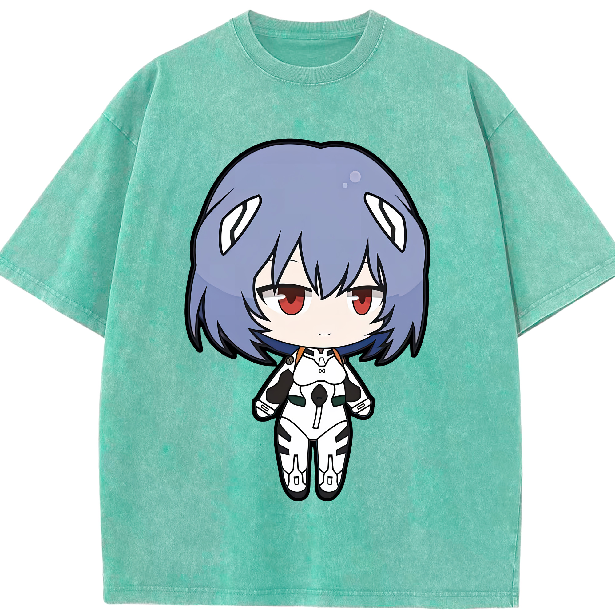 （画像用） EVA 新世紀エヴァンゲリオン 綿100% ヴィンテージ風 半袖Tシャツ（フロントプリント）